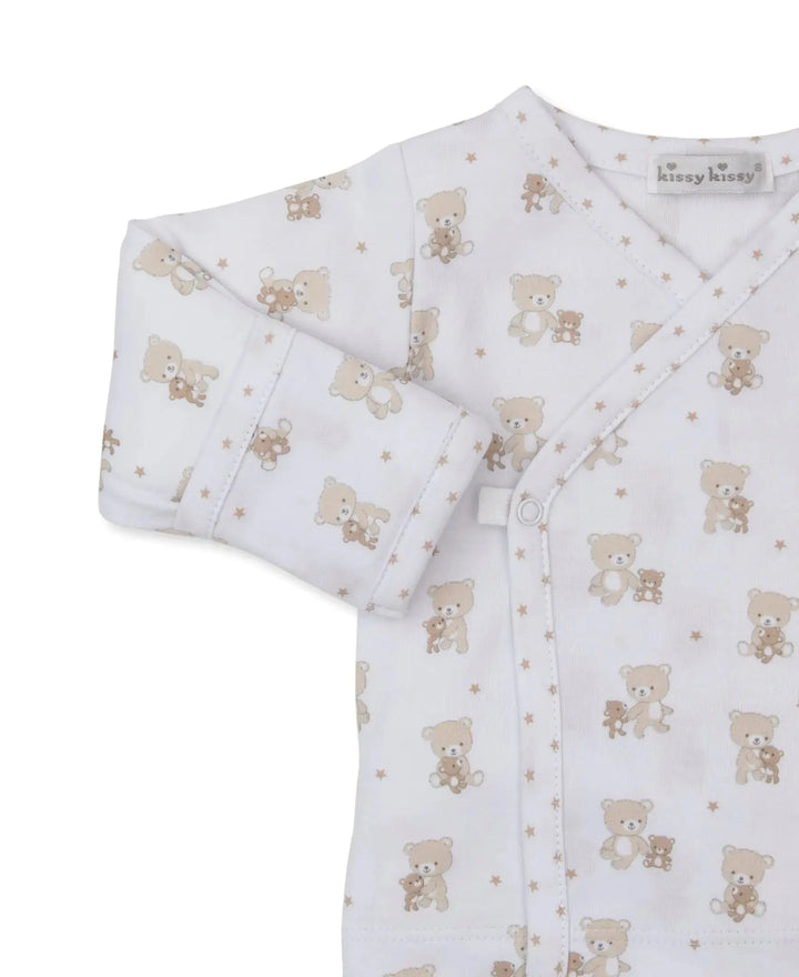 Baby Footed Pant Set- Teddy Bear Love