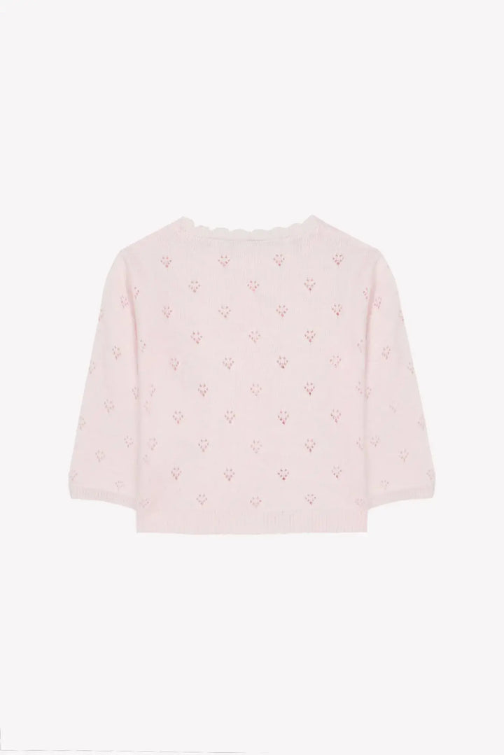 Blue Almonds Ltd Baby Girls Jumper - Pale Pink Tartine et Chocolat