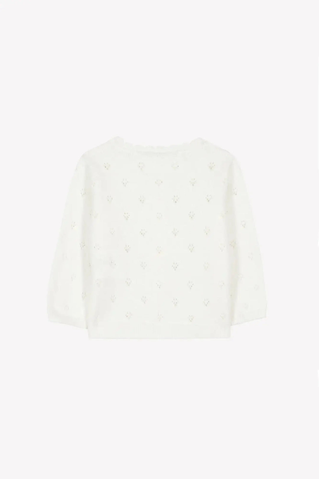 Blue Almonds Ltd Baby Girls Jumper - White Tartine et Chocolat