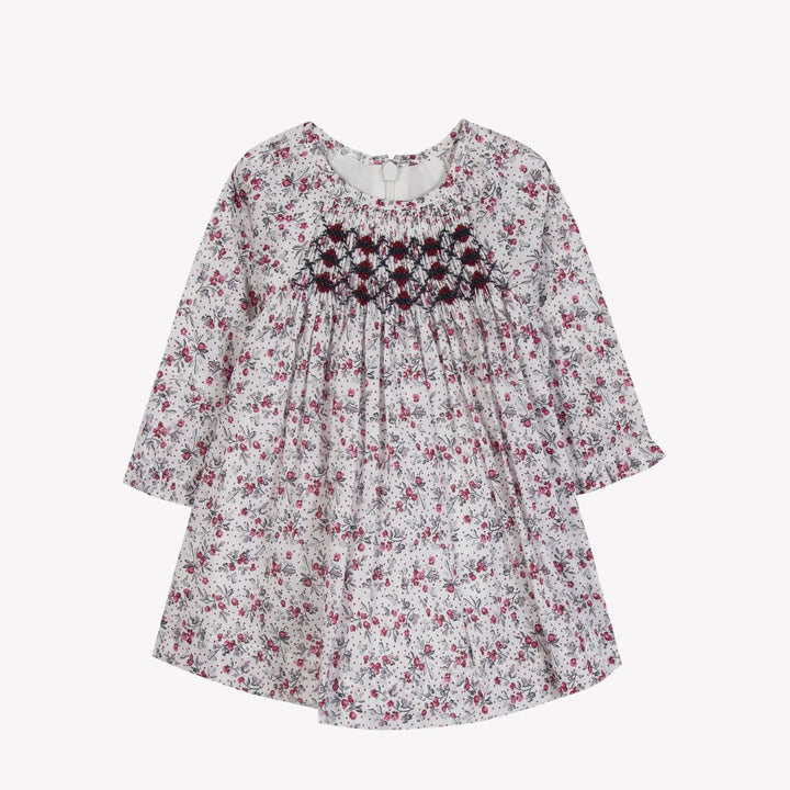 Blue Almonds Ltd Baby Girls Berry Floral Embroidered Dress Tartine et Chocolat