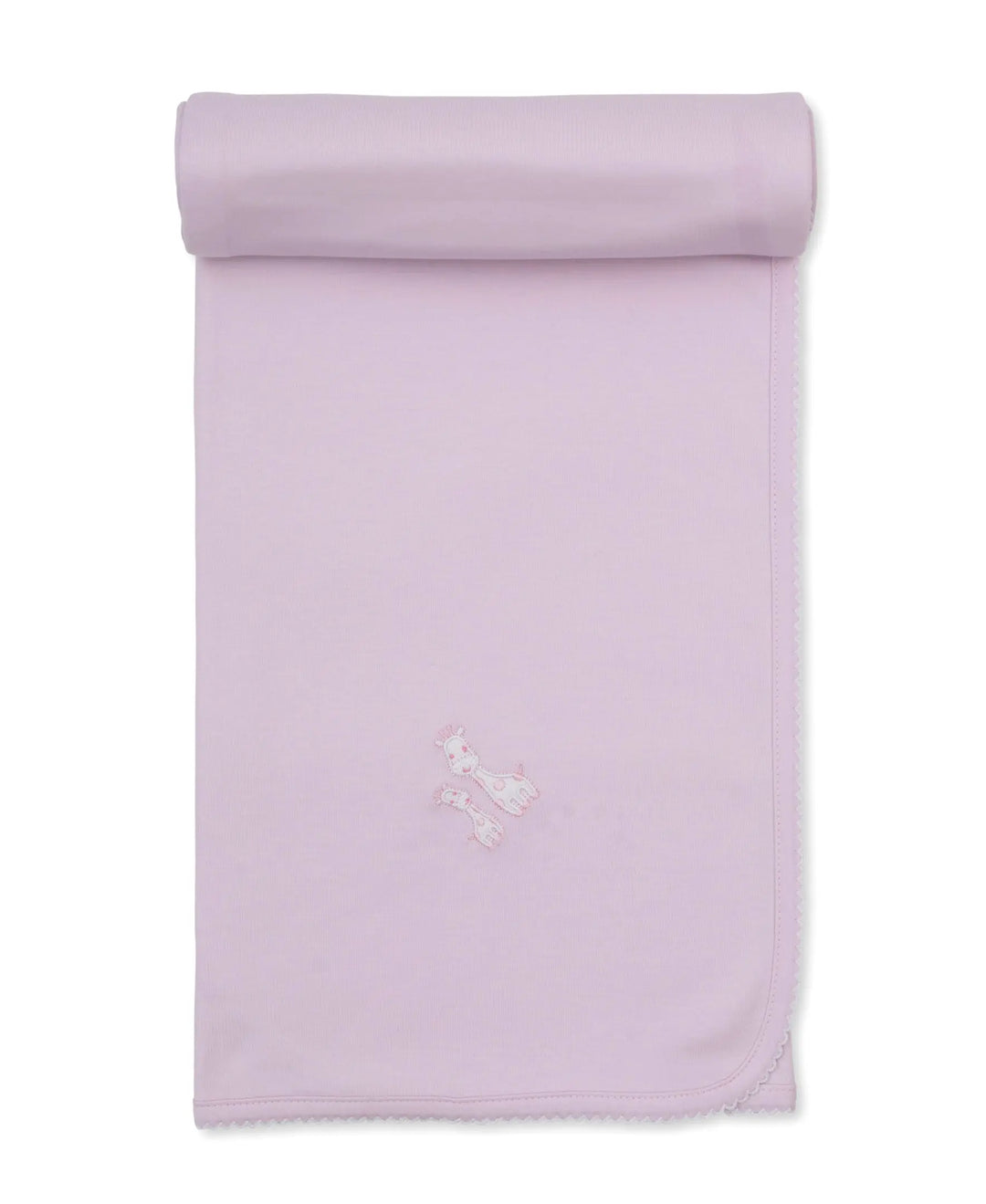 Blue Almonds Ltd Baby Girls Blanket - Giraffe Laughs Kissy Kissy