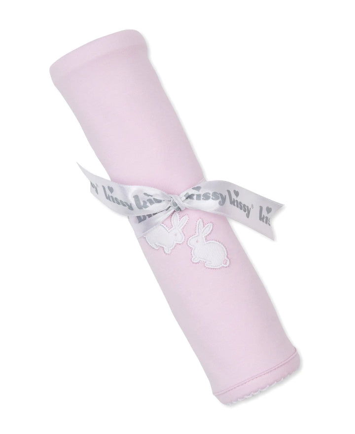 Baby Girls Blanket - Pique Twin Bunnies