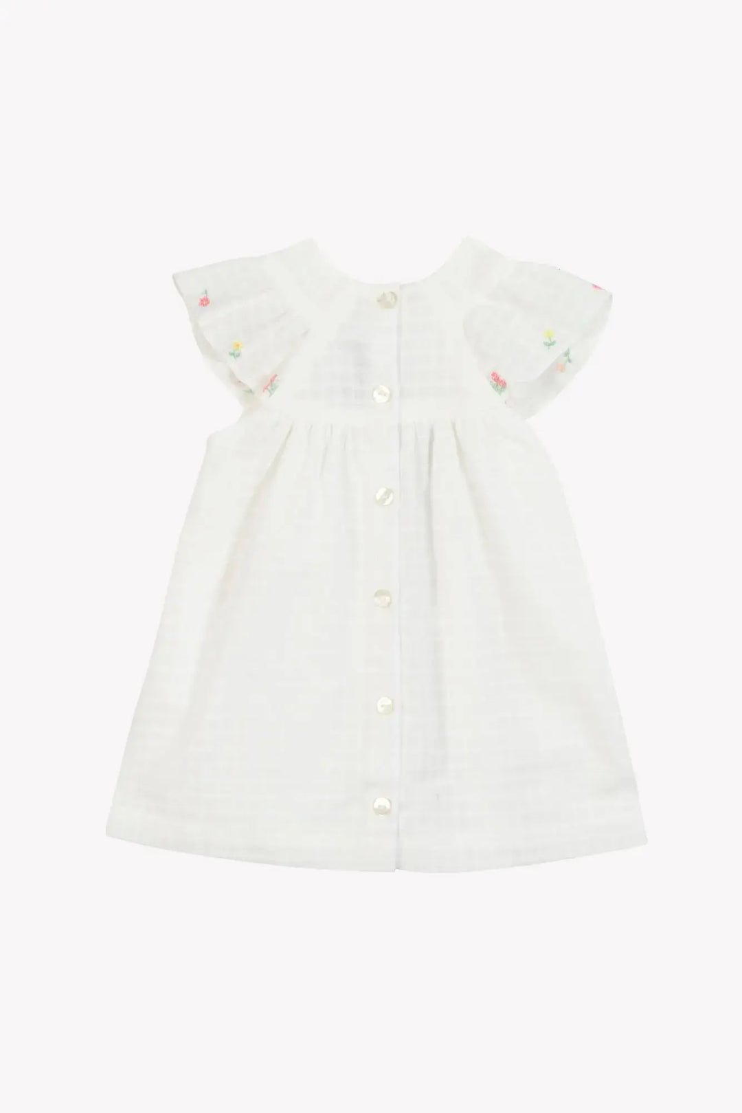 Blue Almonds Ltd Baby Girls Dress - White 2 Tartine et Chocolat