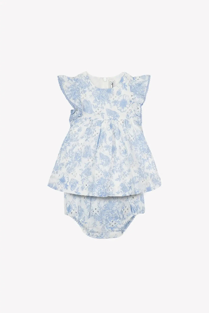 Blue Almonds Ltd Baby Girls Dress - Azure Tartine et Chocolat
