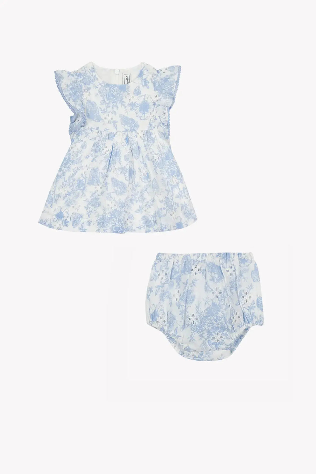 Blue Almonds Ltd Baby Girls Dress - Azure Tartine et Chocolat