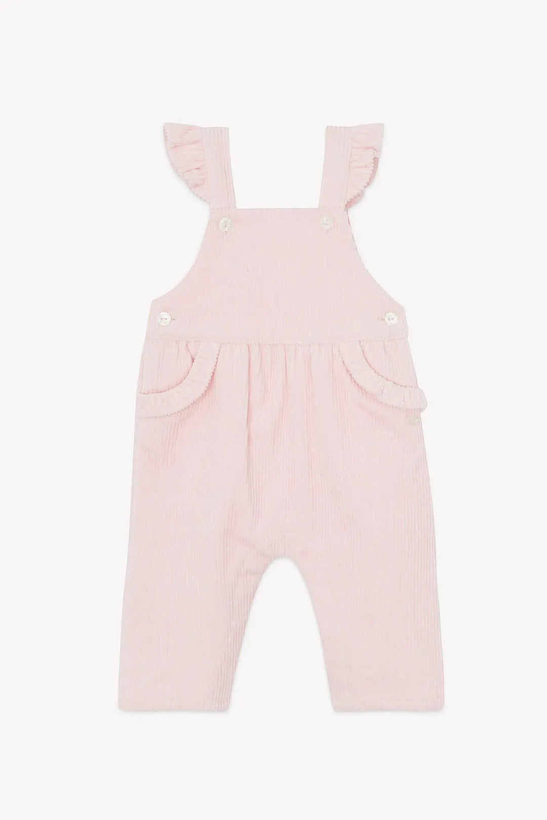 Blue Almonds Ltd Baby Girls Blush Pink Dungarees & Bodysuit Set Tartine et Chocolat
