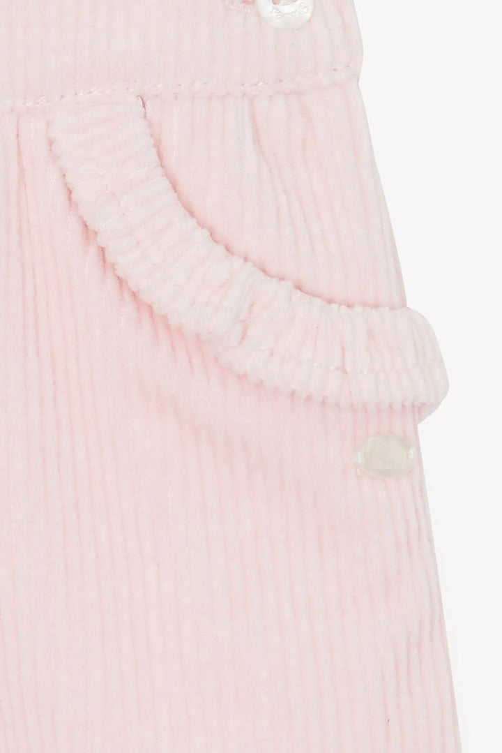 Blue Almonds Ltd Baby Girls Blush Pink Dungarees & Bodysuit Set Tartine et Chocolat