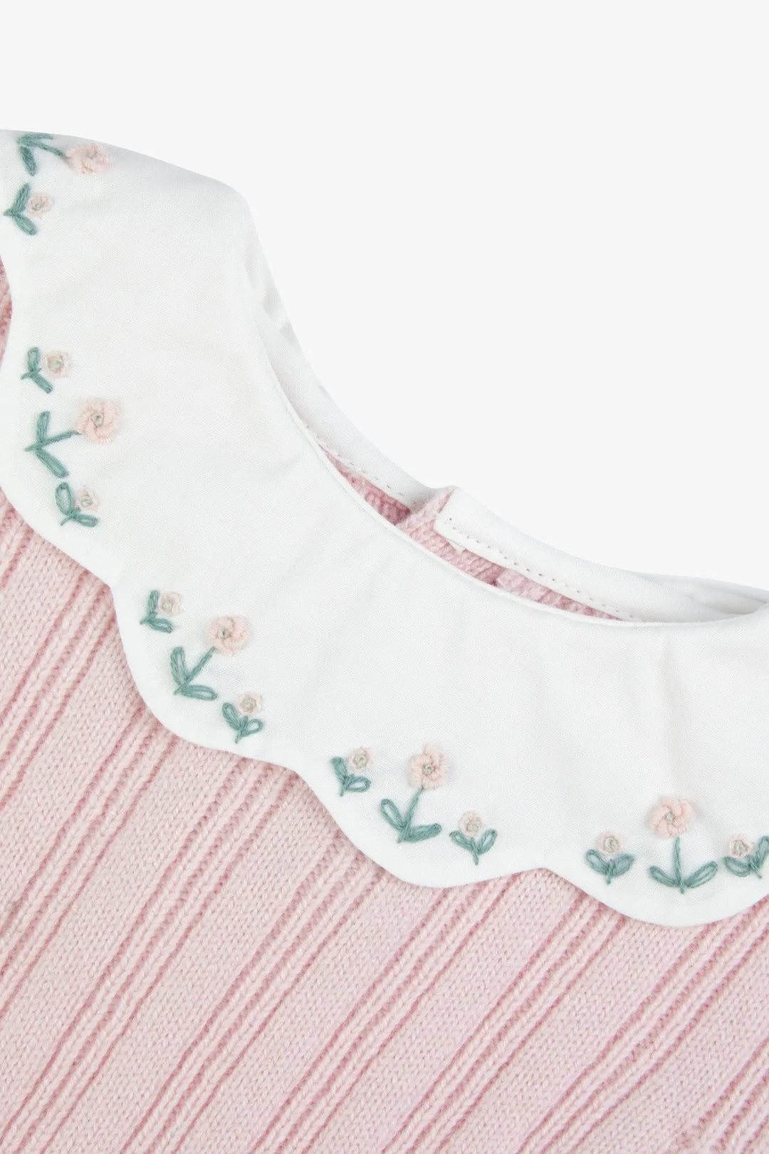 Blue Almonds Ltd Baby Girls Blush Pink Jumper & Navy Jeans Set Tartine et Chocolat