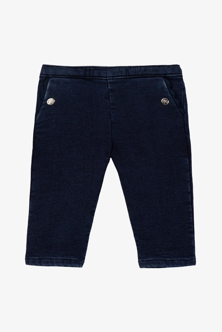 Blue Almonds Ltd Baby Girls Blush Pink Jumper & Navy Jeans Set Tartine et Chocolat