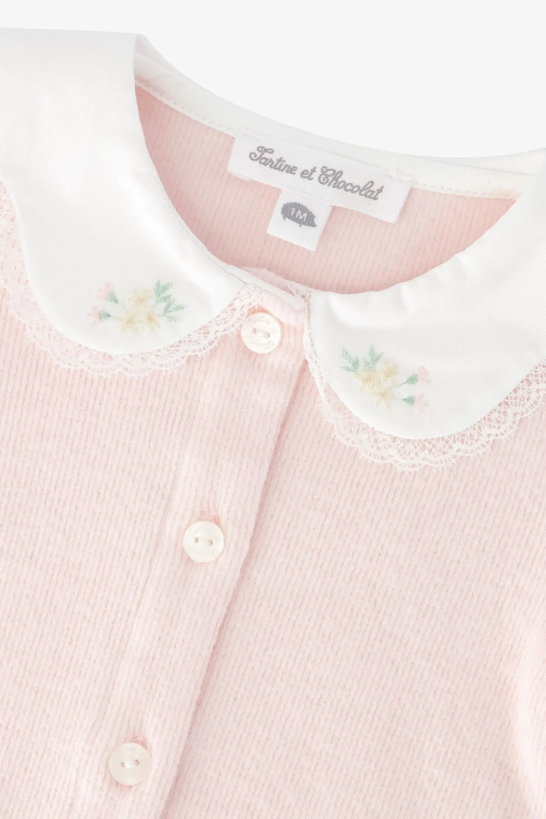 Blue Almonds Ltd Baby Girls Blush Pink Romper Tartine et Chocolat