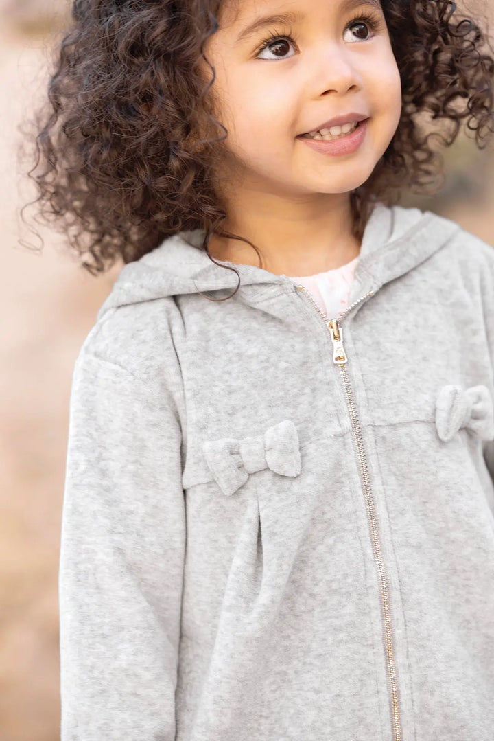 Blue Almonds Ltd Baby Girls Blush Pink T-Shirt & Grey Marl Tracksuit Set Tartine et Chocolat