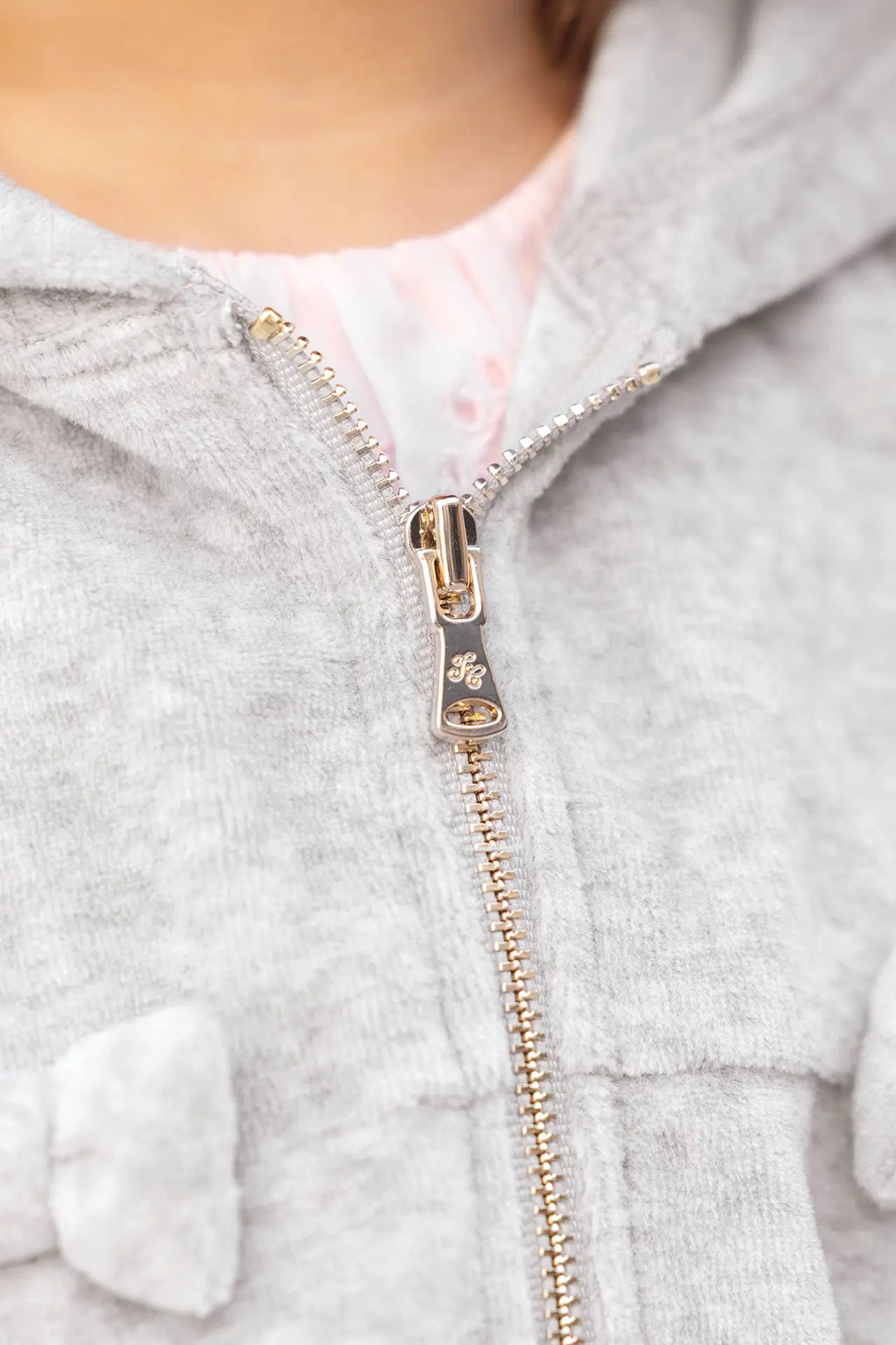 Blue Almonds Ltd Baby Girls Blush Pink T-Shirt & Grey Marl Tracksuit Set Tartine et Chocolat