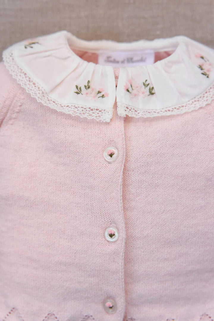 Blue Almonds Ltd Baby Girls Blush Pink Two-Piece Set Tartine et Chocolat
