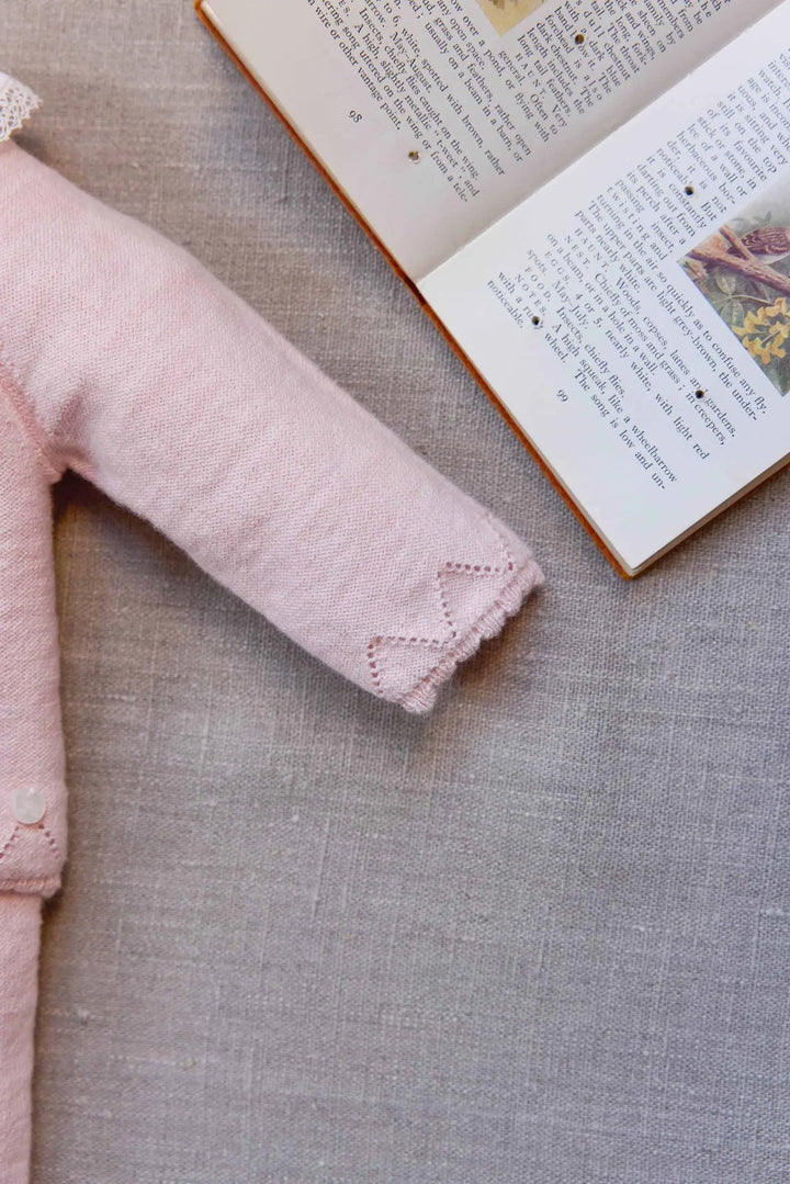 Blue Almonds Ltd Baby Girls Blush Pink Two-Piece Set Tartine et Chocolat