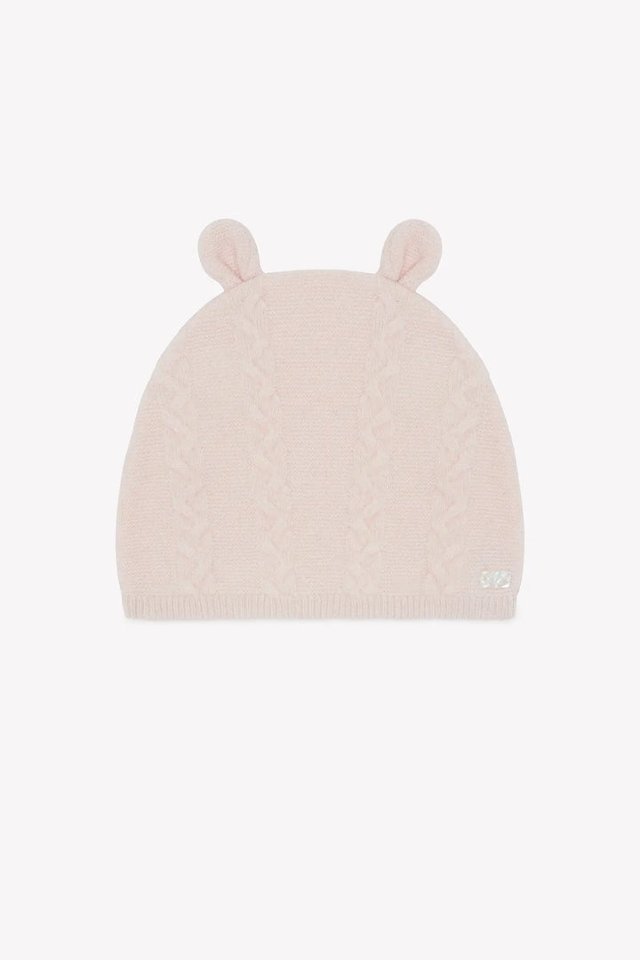Blue Almonds Ltd Baby Girls Blush Pink Wool-Cashmere Hat Tartine et Chocolat