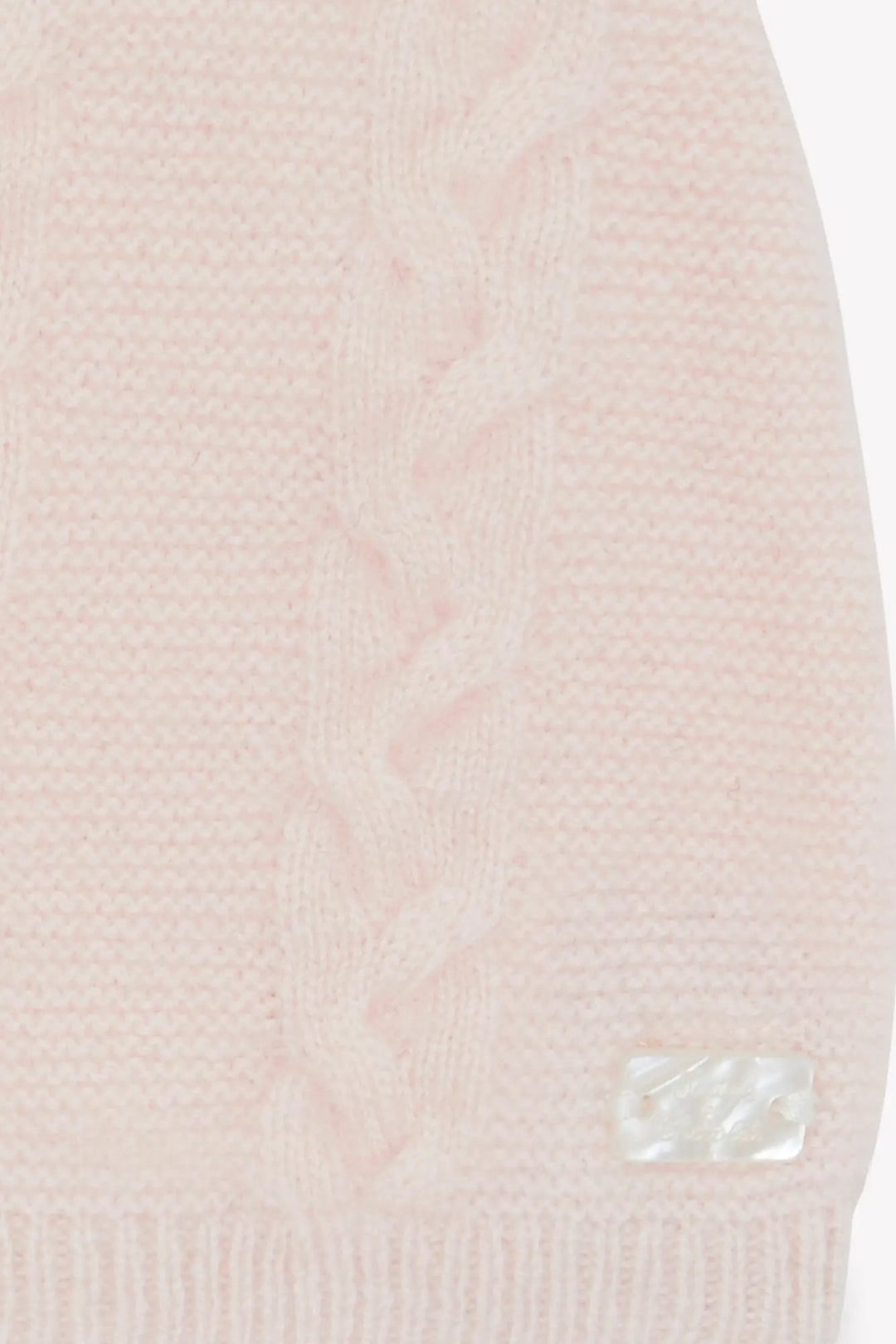 Blue Almonds Ltd Baby Girls Blush Pink Wool-Cashmere Hat Tartine et Chocolat