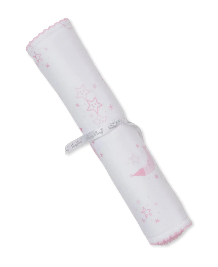 Baby Girls Burp Cloth - Nightfall