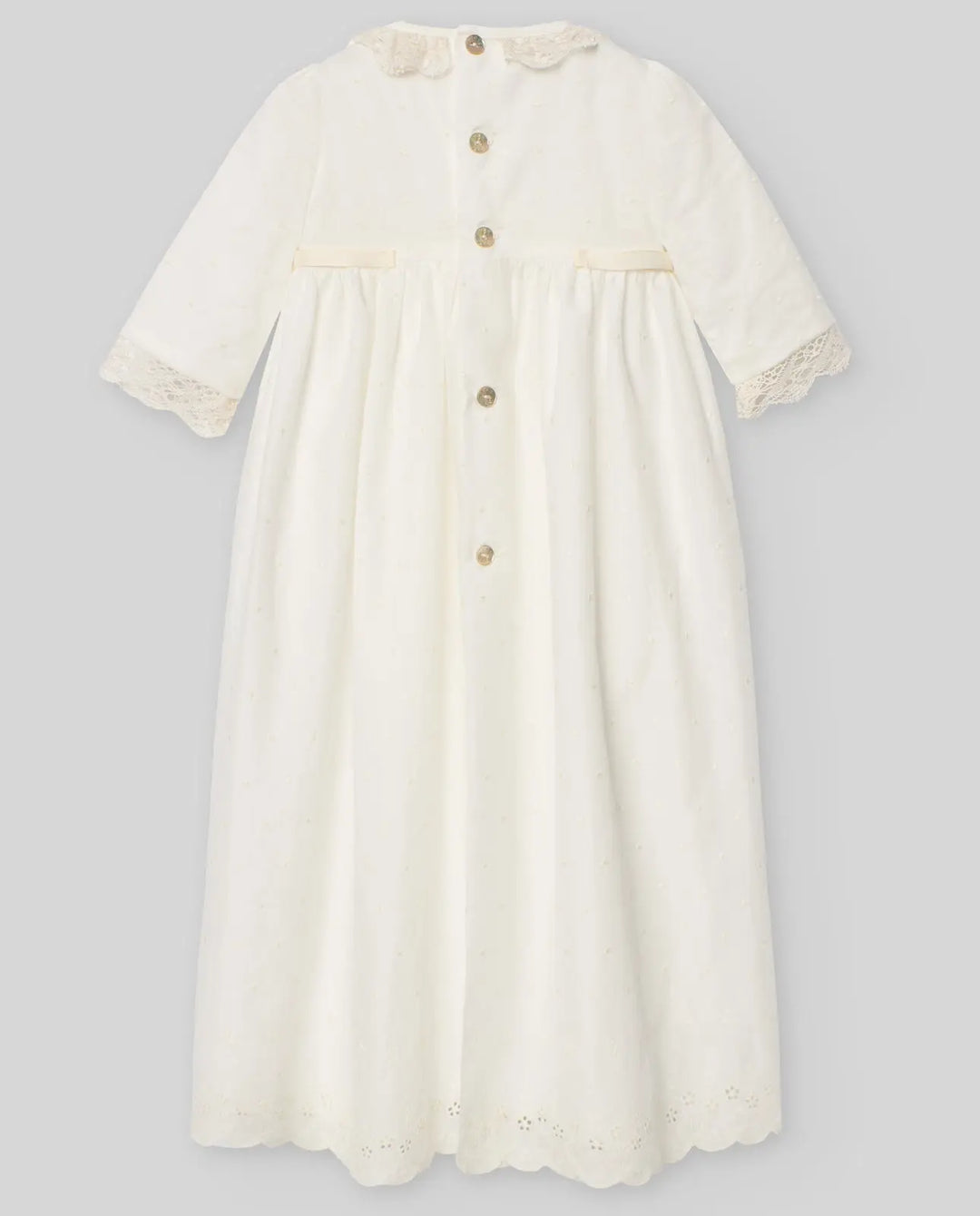 Blue Almonds Ltd Baby Girls Ceremony Set in Cream Paz Rodriguez