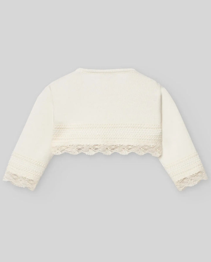 Blue Almonds Ltd Baby Girls Ceremony Set in Cream Paz Rodriguez