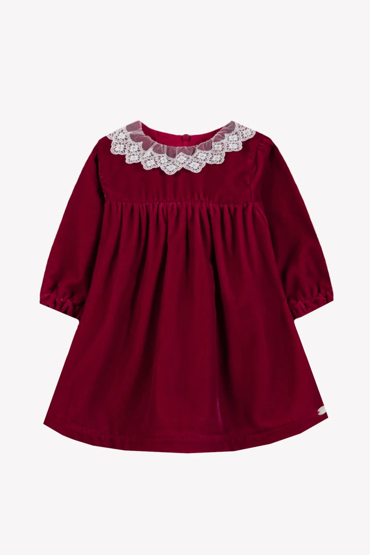 Blue Almonds Ltd Baby Girls Cherry Red Dress Tartine et Chocolat