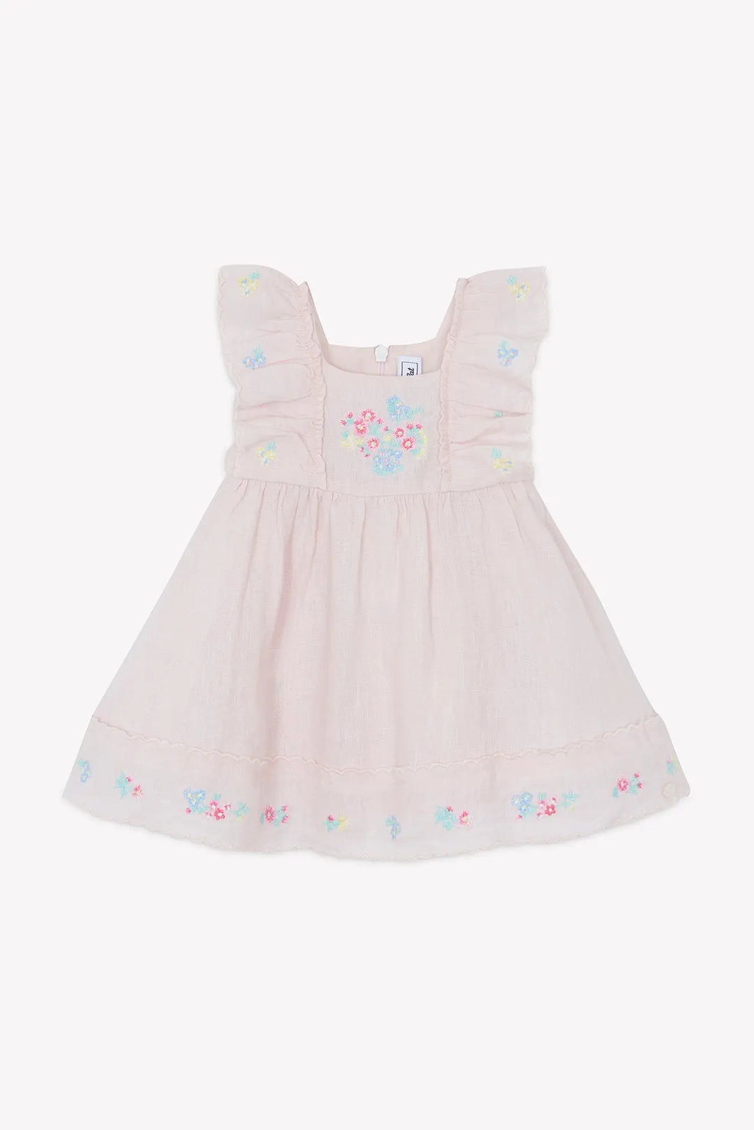 Blue Almonds Ltd Baby Girls Dress - Pale Pink Tartine et Chocolat