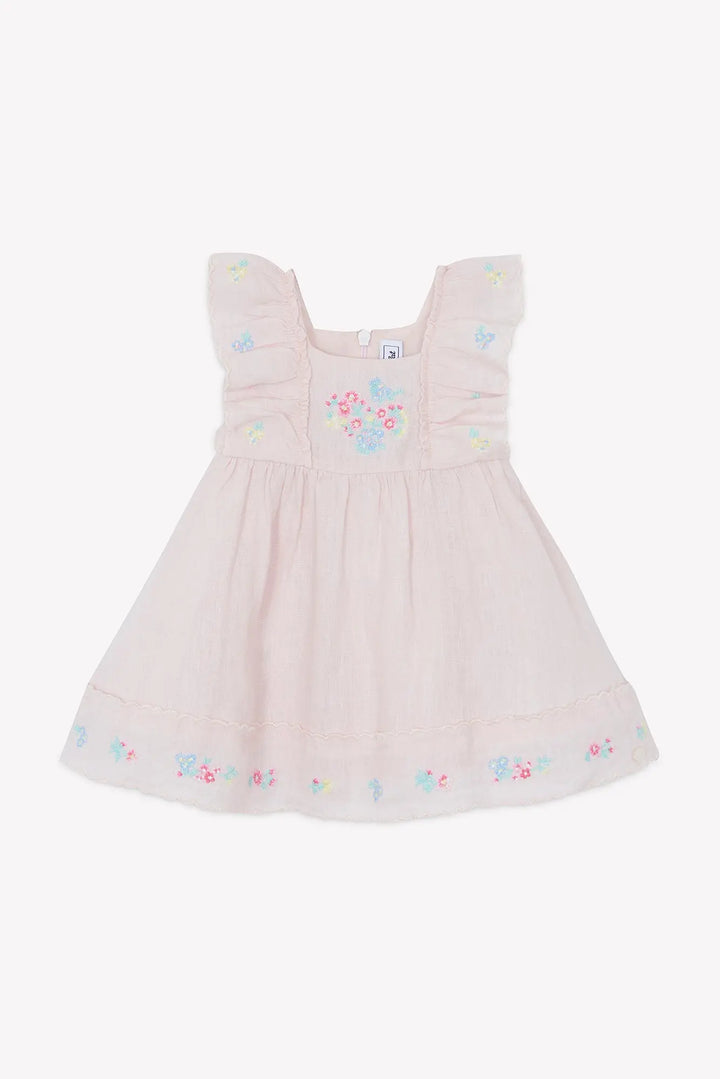 Blue Almonds Ltd Baby Girls Dress - Pale Pink Tartine et Chocolat