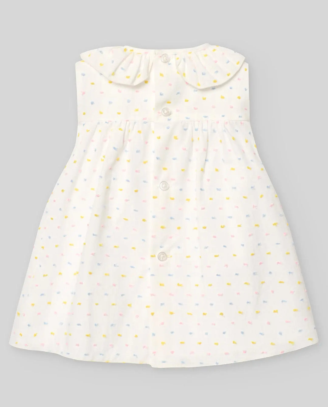 Blue Almonds Ltd Baby Girls Dress Set in Rainbow Parade Paz Rodriguez