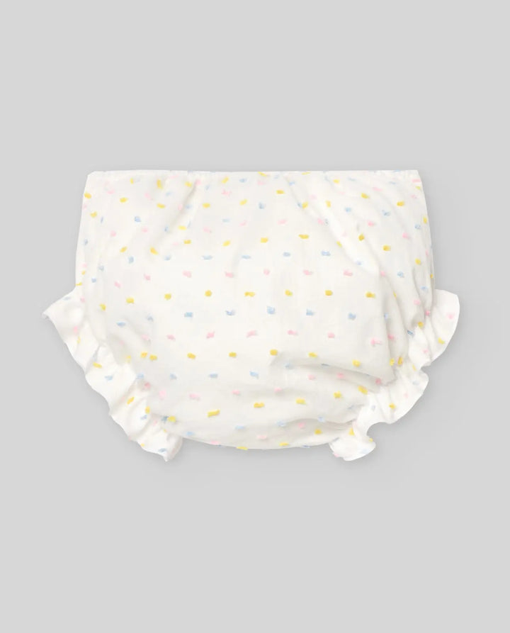 Blue Almonds Ltd Baby Girls Dress Set in Rainbow Parade Paz Rodriguez