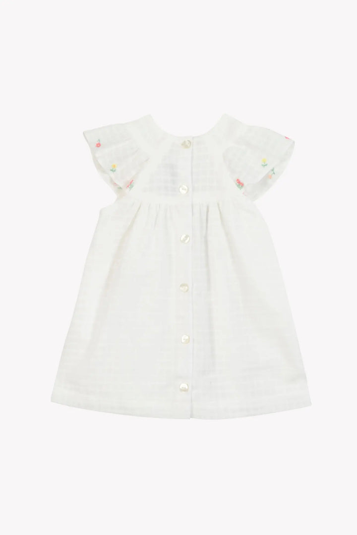 Blue Almonds Ltd Baby Girls Dress - White 2 Tartine et Chocolat