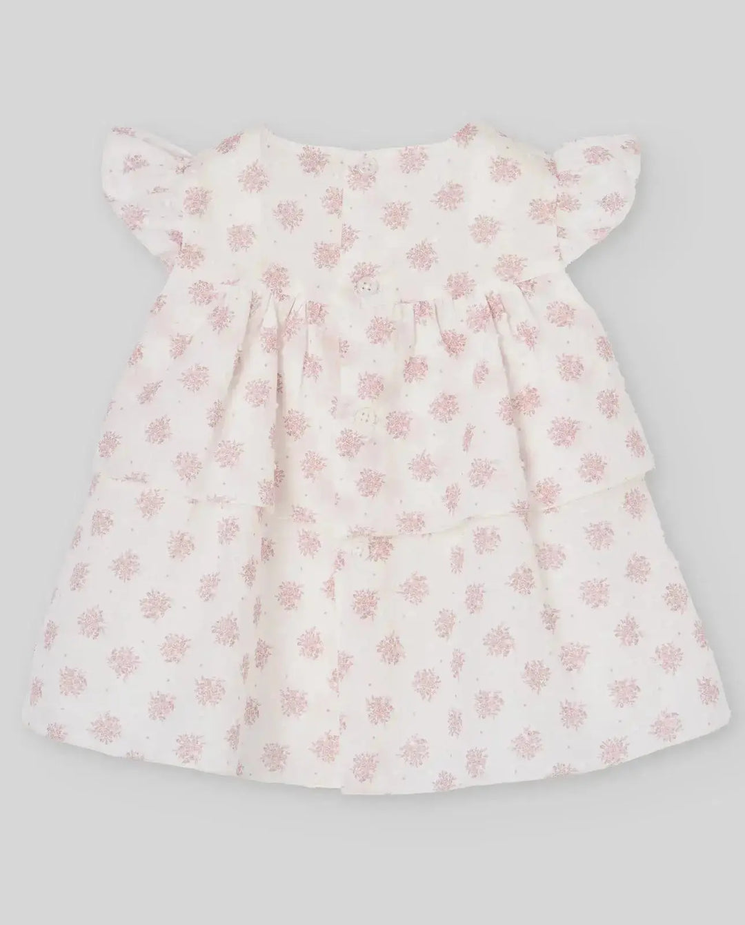 Blue Almonds Ltd WOVEN NEWBORN DRESS MIMOSA - Dune Pink Paz Rodriguez