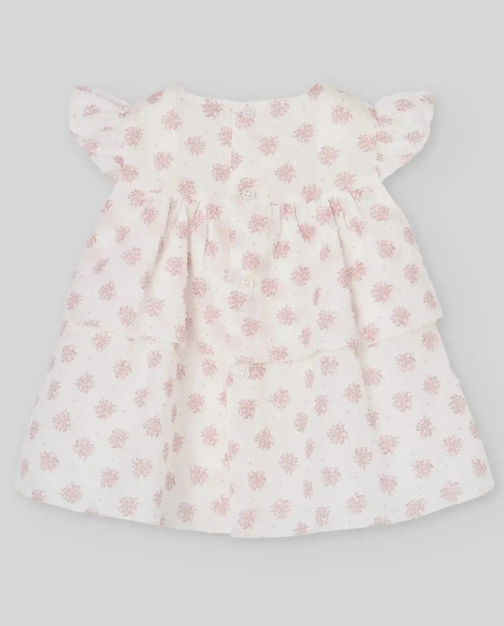 Blue Almonds Ltd WOVEN NEWBORN DRESS MIMOSA - Dune Pink Paz Rodriguez