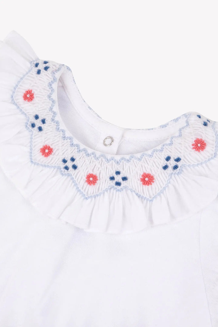 Blue Almonds Ltd Baby Girls Floral Embroidered Trouser Set - MP Tartine et Chocolat