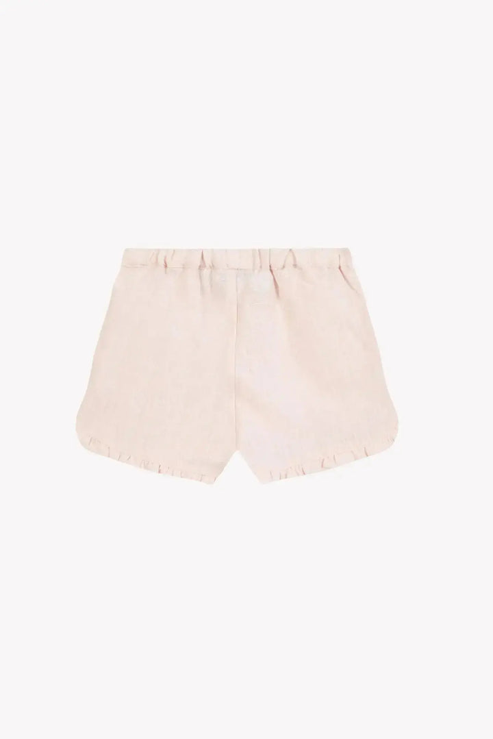 Blue Almonds Ltd Baby Girls Shorts - Pale Pink + Baby Girls T-Shirt - Azalea Tartine et Chocolat