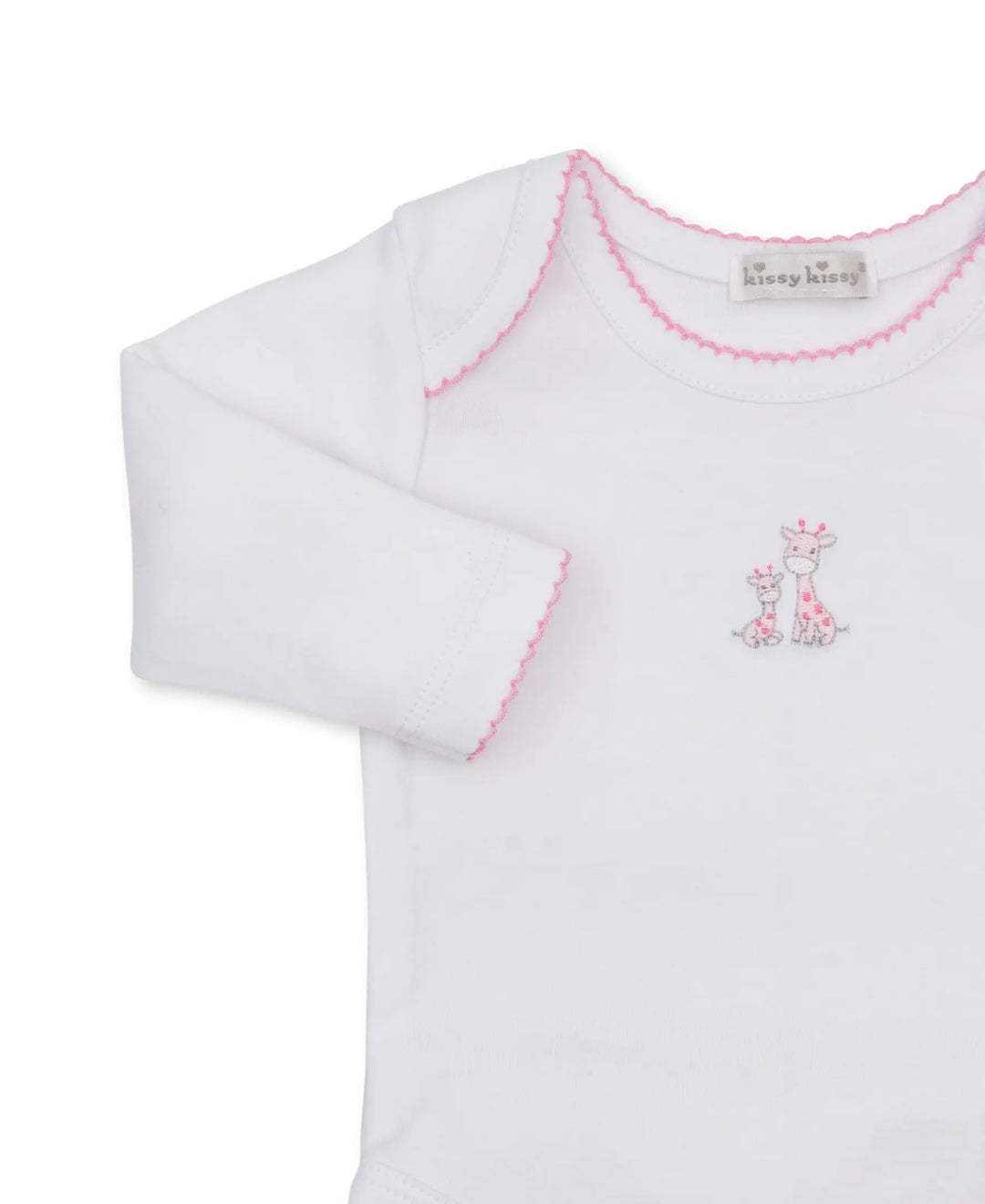 Baby Girls Footed Pant Set - Just Giraffes