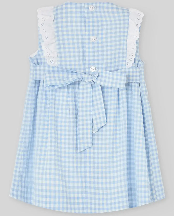 Blue Almonds Ltd WOVEN NEWBORN BLOOMERS ANADE WOVEN NEWBORN BLOOMERS + DRESS ANADE - Sky Blue Paz Rodriguez