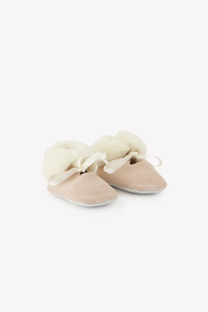 Blue Almonds Ltd Baby Girls Glitter Gold Winter Booties Tartine et Chocolat