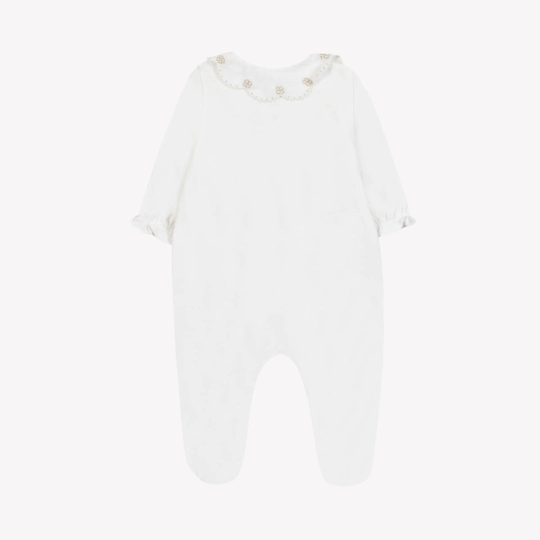 Blue Almonds Ltd Baby Girls Gold Anglaise Babygrow Tartine et Chocolat