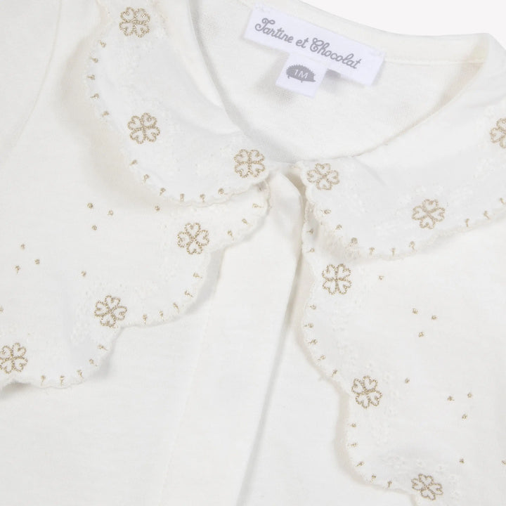 Blue Almonds Ltd Baby Girls Gold Anglaise Babygrow Tartine et Chocolat