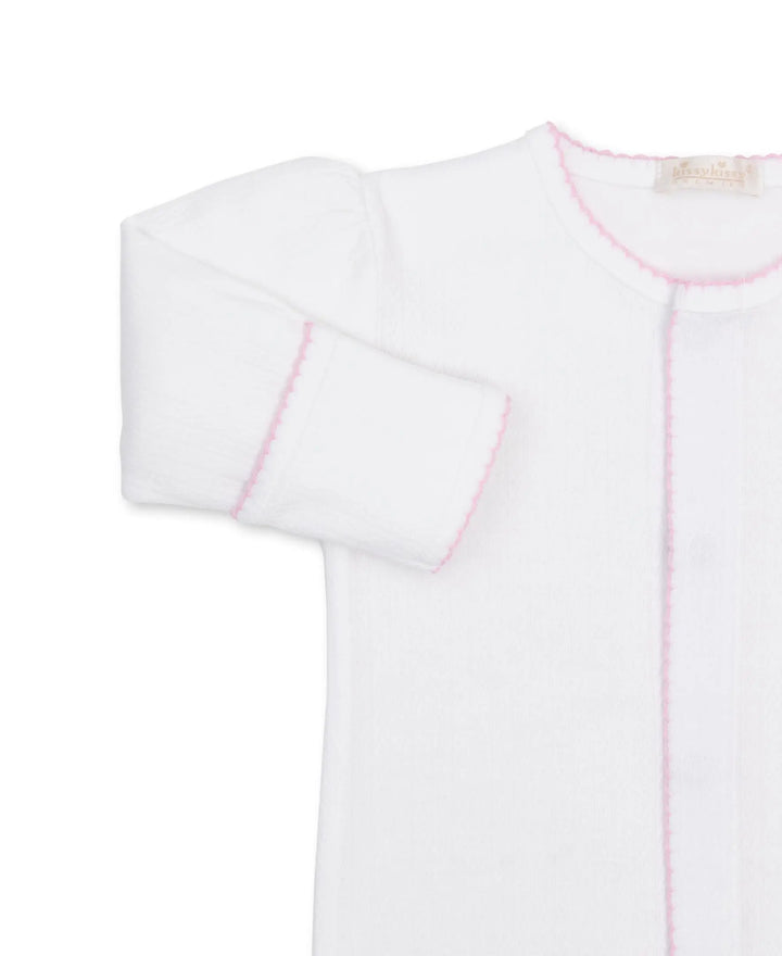 Baby Girls Hand Embroidered Babygrow - Goodnight Bears