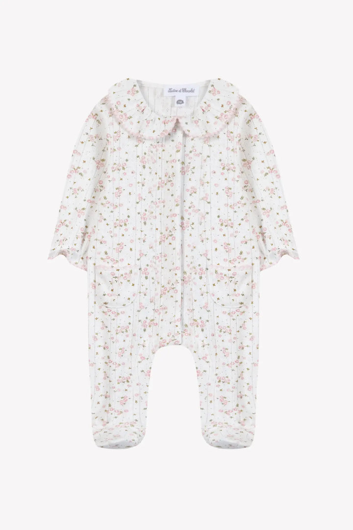 Blue Almonds Ltd Baby Girls Ivory Babygrow Tartine et Chocolat