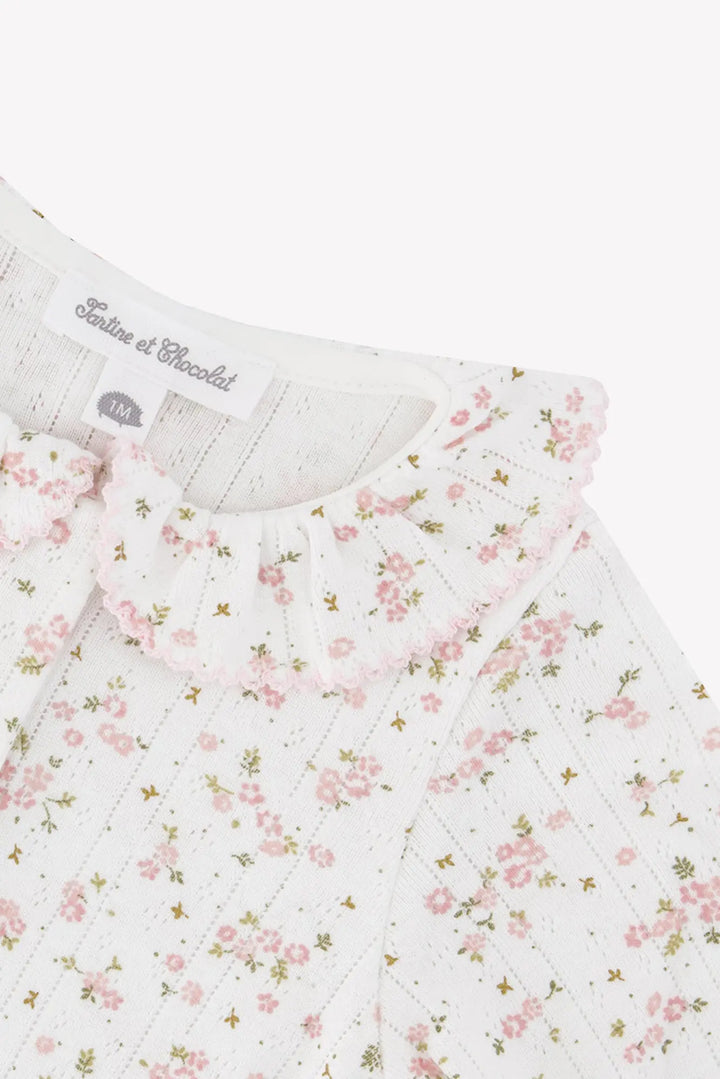 Blue Almonds Ltd Baby Girls Ivory Babygrow Tartine et Chocolat