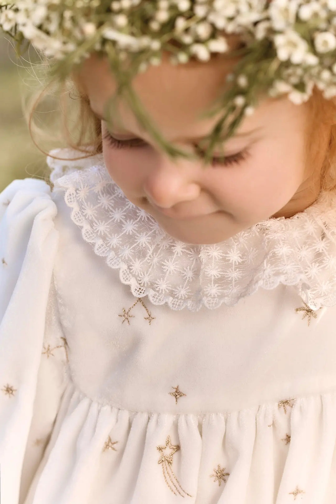 Blue Almonds Ltd Baby Girls Ivory Dress Tartine et Chocolat