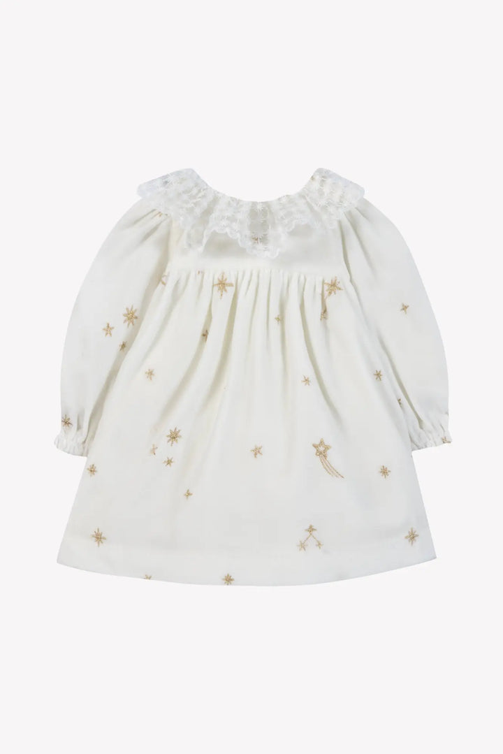 Blue Almonds Ltd Baby Girls Ivory Dress Tartine et Chocolat