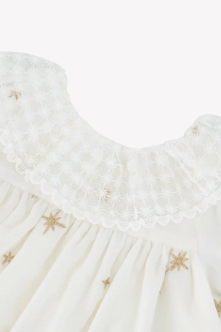 Blue Almonds Ltd Baby Girls Ivory Dress Tartine et Chocolat