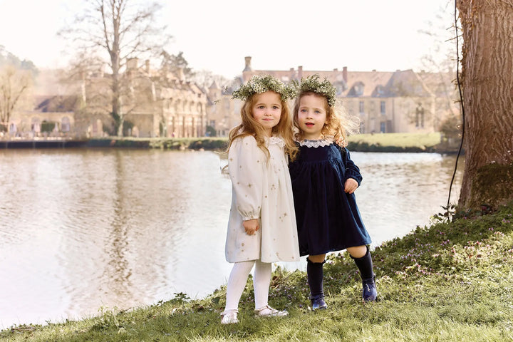 Blue Almonds Ltd Baby Girls Ivory Dress Tartine et Chocolat