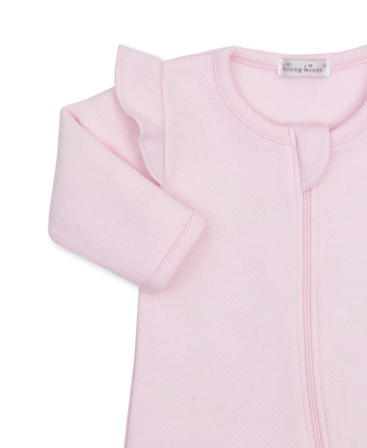 Baby Girls Jacquard Babygrow - Baby Blessings