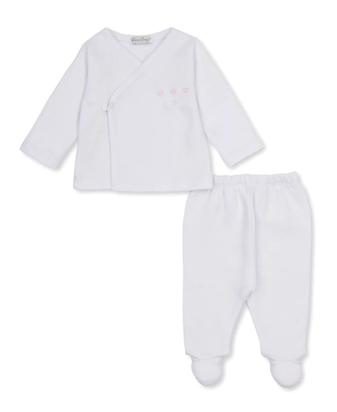 Baby Girls Jacquard Footed Pant Set - Baby Blessings