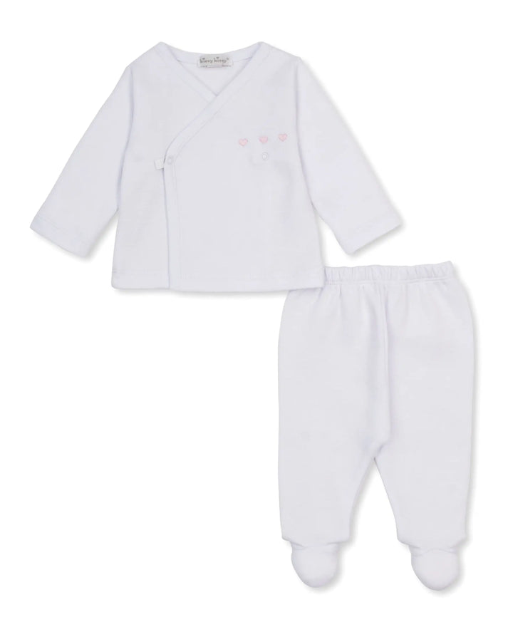 Baby Girls Jacquard Footed Pant Set - Baby Blessings