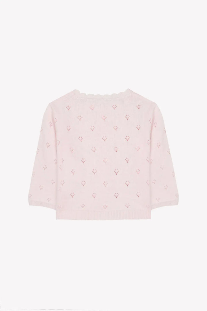 Blue Almonds Ltd Baby Girls Jumper - Pale Pink Tartine et Chocolat