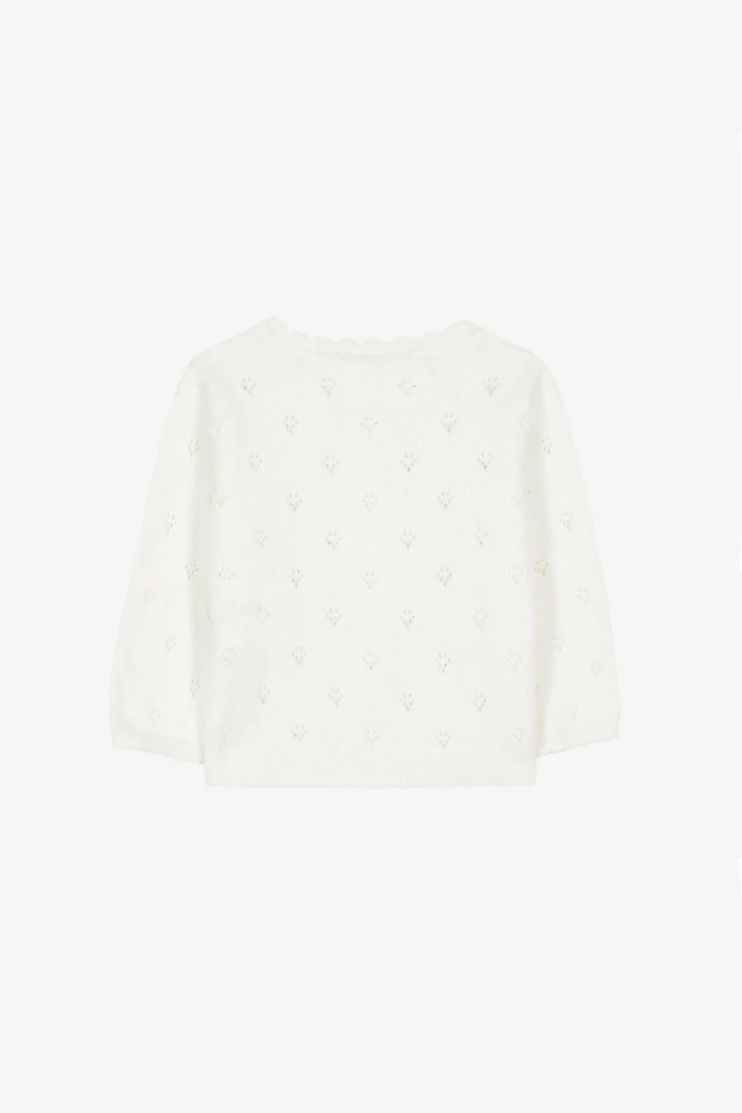 Blue Almonds Ltd Baby Girls Jumper - White Tartine et Chocolat